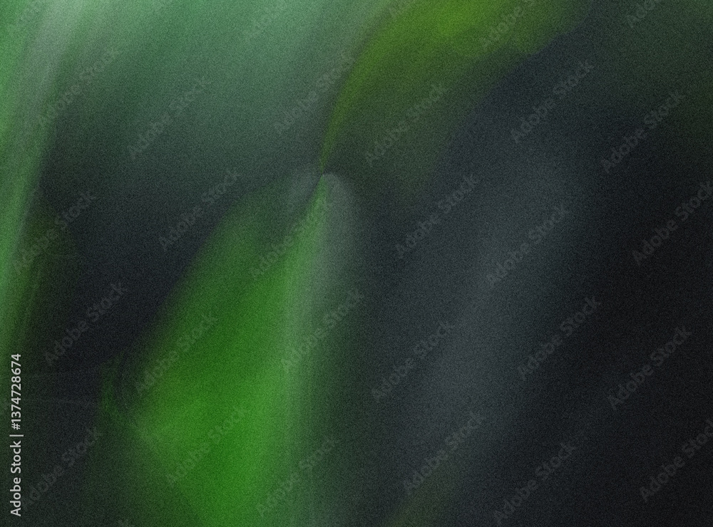 Poster a blurry abstract of green and black colors creating an indistinct and unfocused background image ef