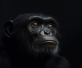 Fototapeta premium a chimpanzee monkey