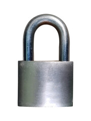 Metal lock, png background