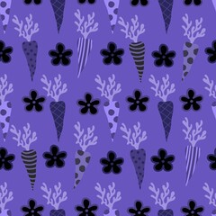 Summer vegetable seamless carrots pattern for wrapping paper and fabrics and kids clothes print and kitchen textiles