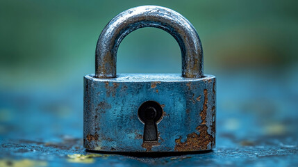 shiny silver padlock symbolizing security, protection, and trust, isolated against a clean modern background, representing safety, privacy, and the concept of locked possibilities