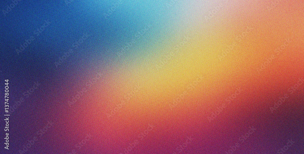 Canvas Prints purple cyan peach textured background effect grainy background for social media poster header produc