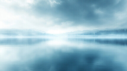 Fototapeta premium Soft abstract blurred background in light tones of white and blue, smooth and clean texture, ideal for medical, office, business, or minimalist designs. Calm and glowing modern backdrop