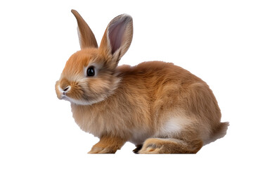 Obraz premium rabbit transparent background