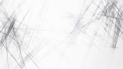 Tangled Grays The Abstract Dance of Lines on a Pale Background Creating an Effect of Delicacy and Subtle Complexity