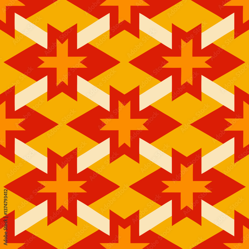 Poster vector horizontally vertically seamless abstract