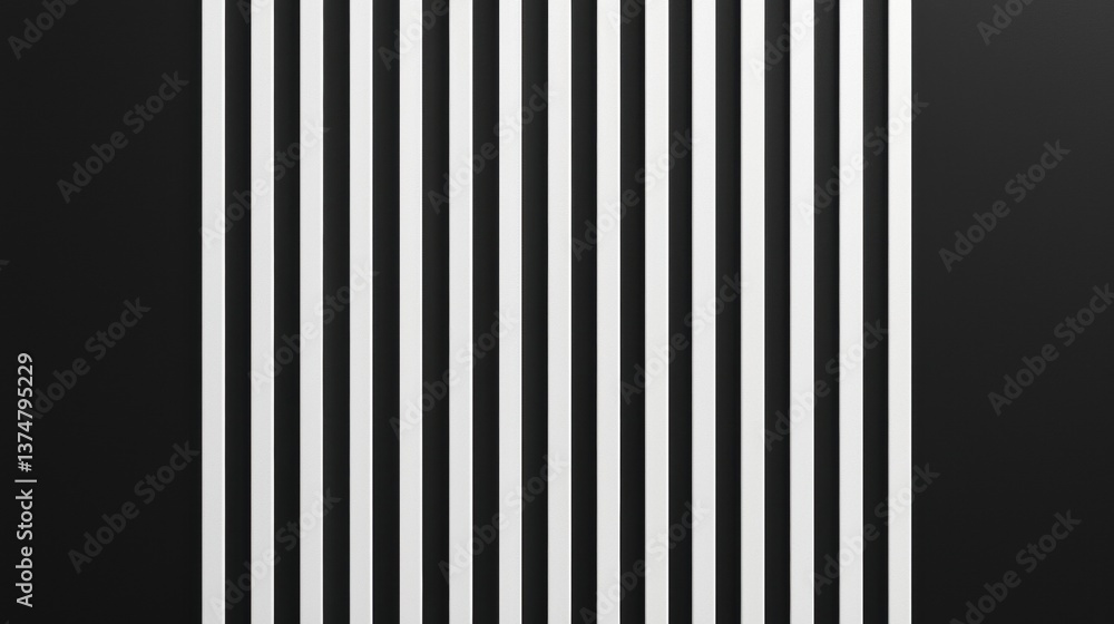 Fototapete black and white striped pattern. the stripes are evenly spaced and run horizontally across the image
