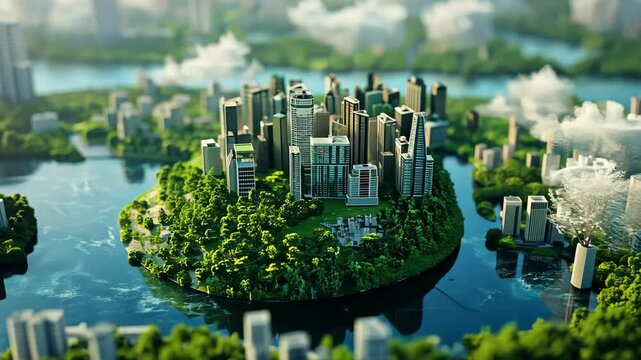 Corporate sustainability commitments driving business practices towards carbon neutrality and environmental stewardship