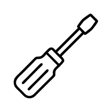 recommend clip art: Screwdriver tool icon, vector
