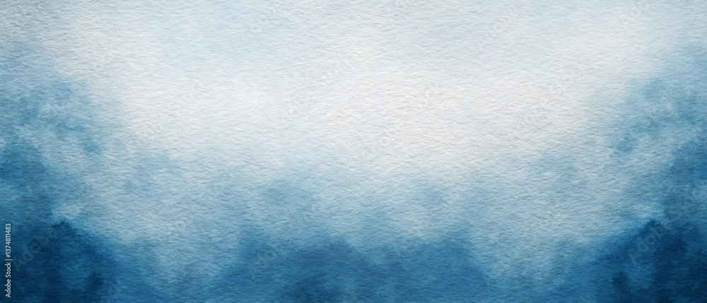 Poster Blue azure abstract watercolor background for textures backgrounds and web banners design.  Abstract background blue colors. Watercolor painting