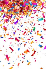 Spectacular celebration with vibrant confetti in the air. Perfect for birthday, New Year's Eve or any festive event.
