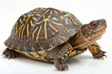 Obraz premium eastern box turtle isolated on white background