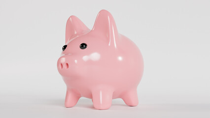 A illustration of a pink piggy bank, perfect for adding a touch of fun to financial content.