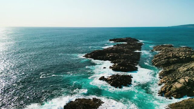 Aerial view of Canal Rocks coastline, Yellingup, Margaret River Region