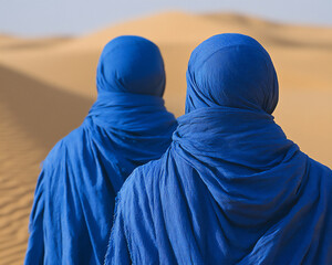  tuareg desert caravan,
