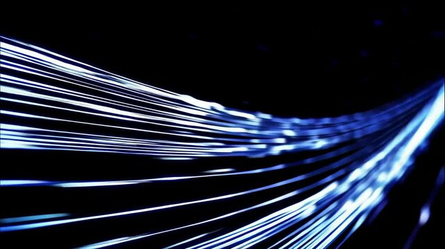 Lightstream Tearing Through Space