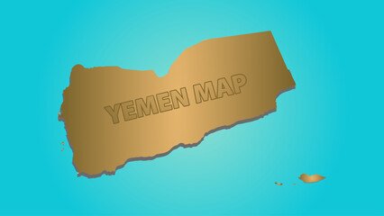Map of Yemen. Strategic map of Yemen