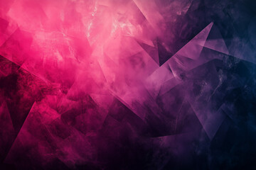 Abstract Pink Purple Background with Geometric Shapes and Dark Texture