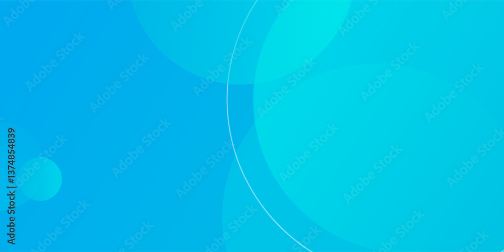 Poster abstract bright blue and green gradient illustration background with simple pattern concept. cool de