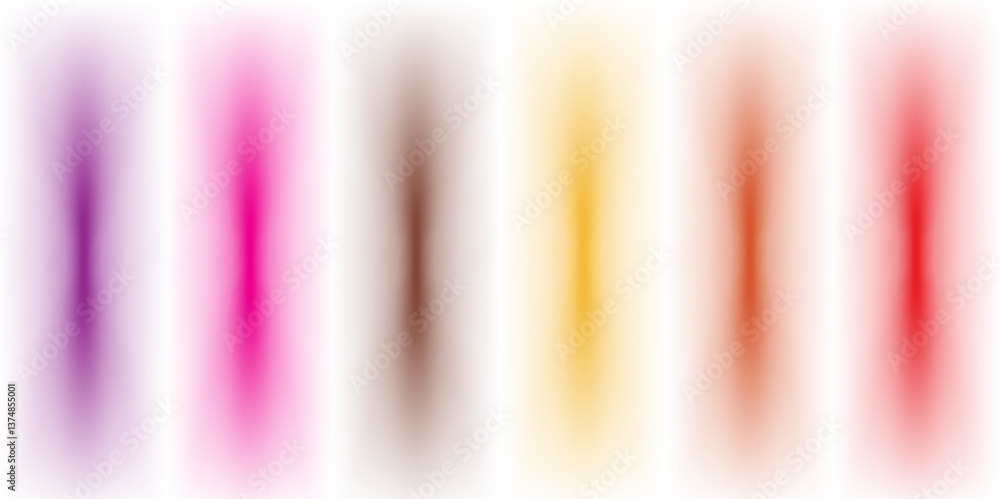 Poster abstract set of color grainy modern featuring a grainy noise texture effect design element art, bann