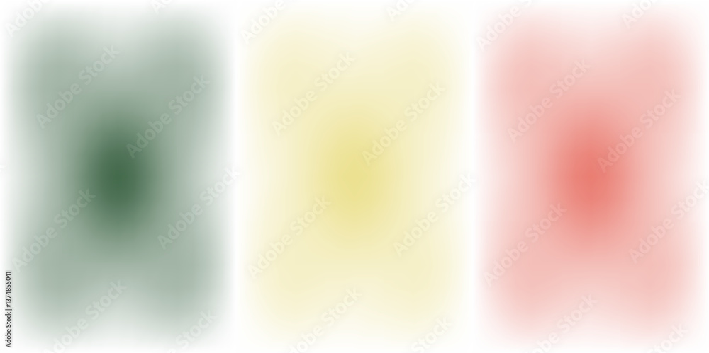 Poster abstract set of color grainy modern featuring a grainy noise texture effect design element art, bann