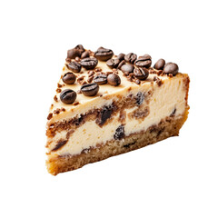 Coffee Cake isolated on transparent background
