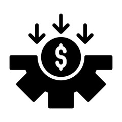 cost effective Solid icon