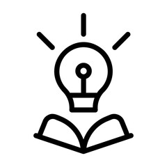 knowledge Line Icon