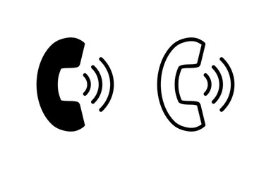 Call icon vector illustration. telephone sign and symbol. phone icon. contact us