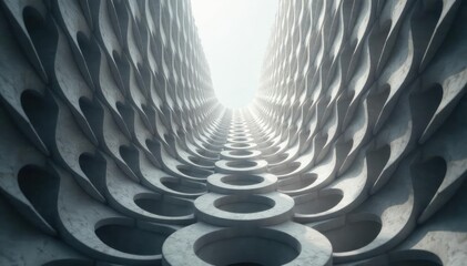 Symmetrical lattice grid, subtle grayscale tones, symmetrical, network