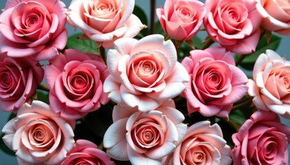 Naklejka premium Intricate blooming roses, repeating elegantly , yellow, background, pink