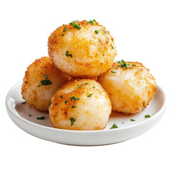 Fototapeta premium Arancini isolated on transparent background