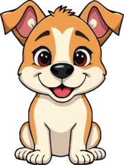  a illustrator vector dog with a white backround