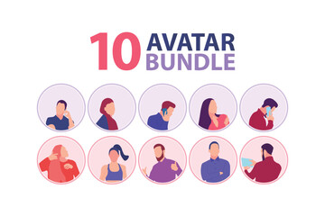 Fototapeta premium 10 Avatar Bundle