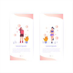 Active Lifestyle Illustrations