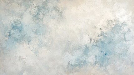 Obraz premium Abstract Sky Blue and White Textured Background with Clouds and Muted Colors, Perfect for Digital Art and Design Projects