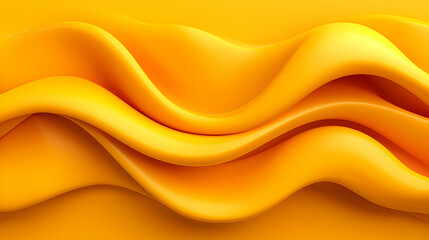 Abstract Yellow Wave Background Texture