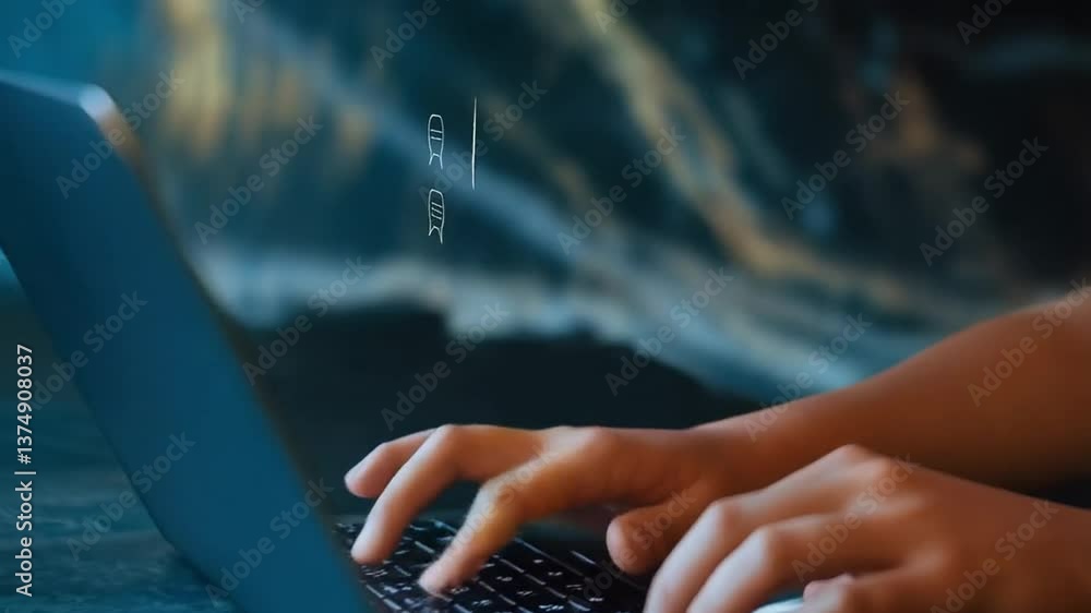 Aufkleber Explore the capabilities of a Chat Bot powered by Artificial Intelligence technology for seamless human interaction and efficient problem-solving in various applications.