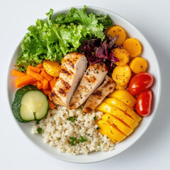  meal is provided, identify each individual food item or ingredient included in the meal.