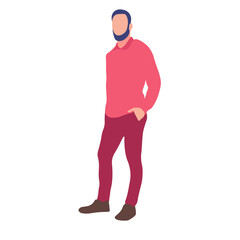 Man in casual attire