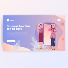 Modern Business Headline Placeholder