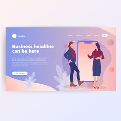 Modern Business Headline Webpage (4)