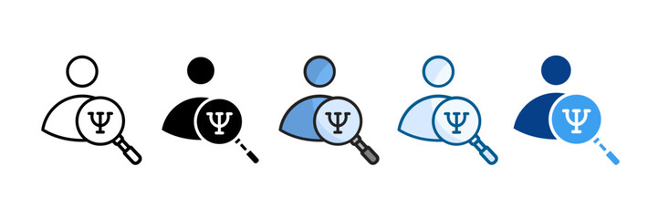 Diagnosis Icon Set Multiple Style Collection