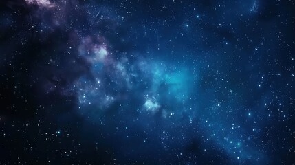 Fototapeta premium Cosmic Nebula in the Night Sky