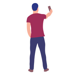 Person Taking a Selfie