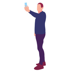 Person taking a selfie with a phone