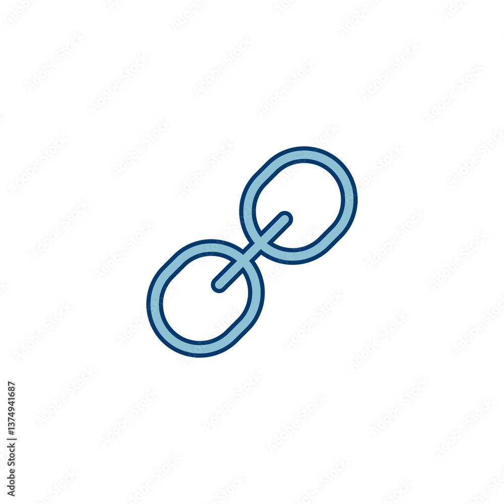 Poster external link symbol icon vector. link icon isolated on white background. link vector icon. hyperlin