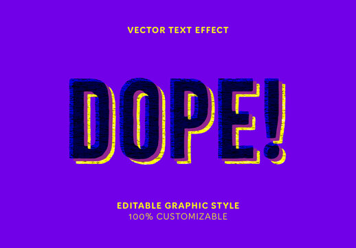 Black And Yellow Bold Distressed Font Grunge Texture Text Effect