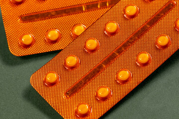 Vitamin D blister in original orange packaging