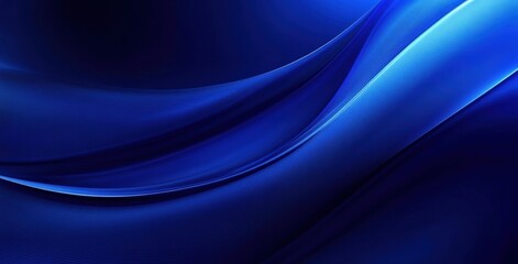 Abstract Blue Wave Background Design